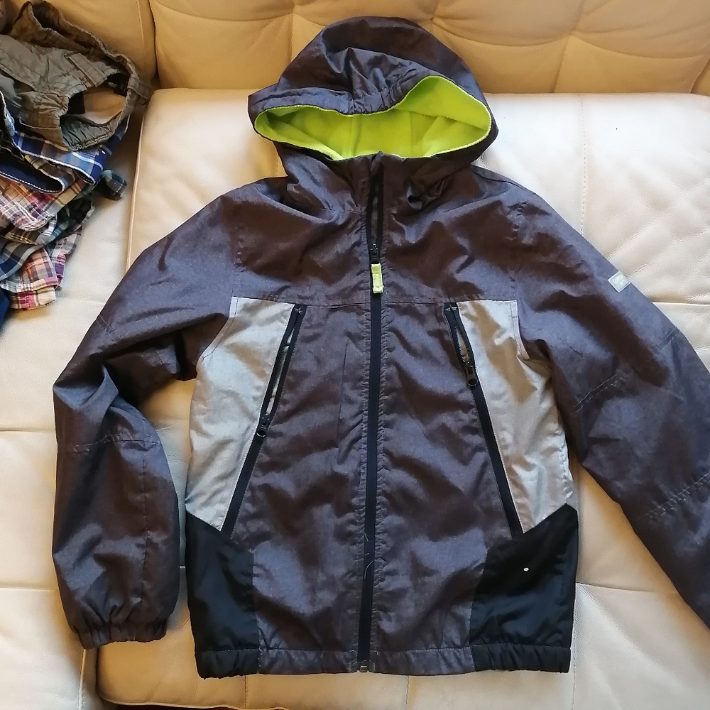 OshKosh Bgosh Boys Lined Spring/Fall Rain Jacket - size 10